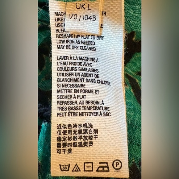 Free People Green and Pink Women's Dress - Picture 5 of 7